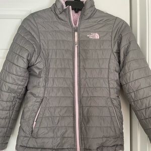 North Face Girls Reversible Large Coat